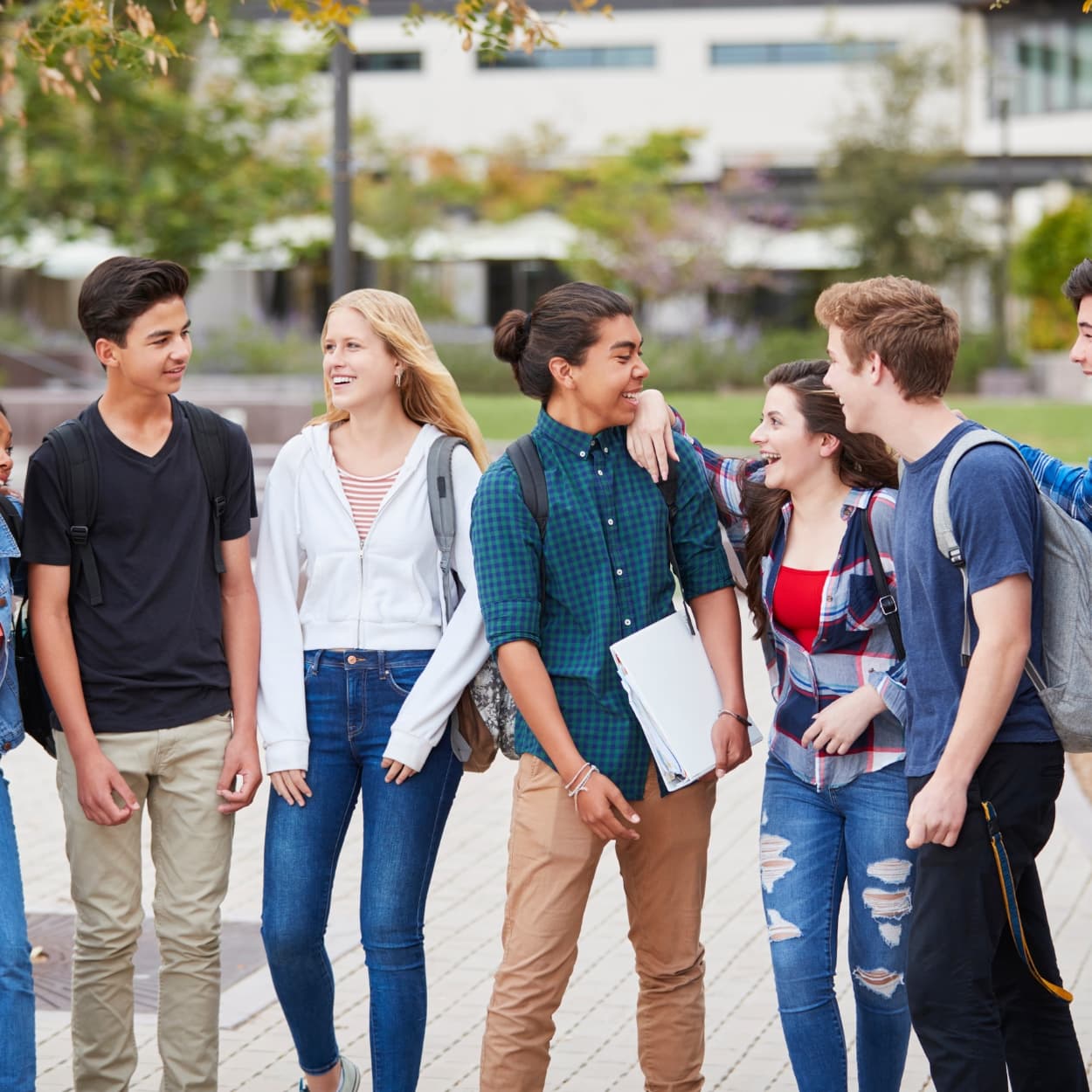 Students enjoying Canada