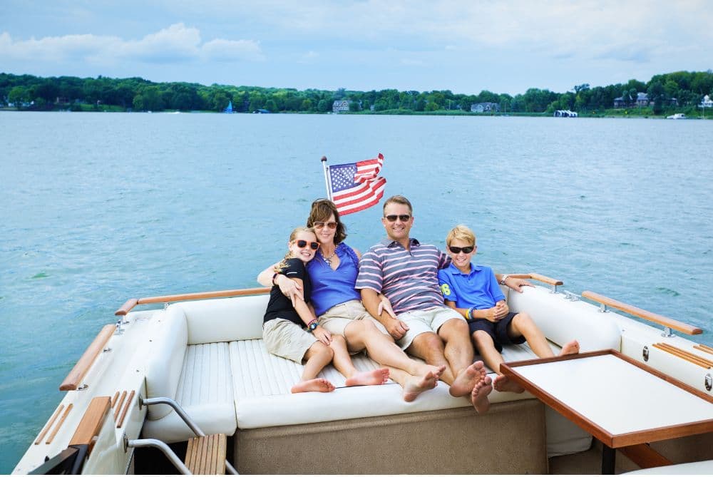 An American host family welcoming a student from UAE
