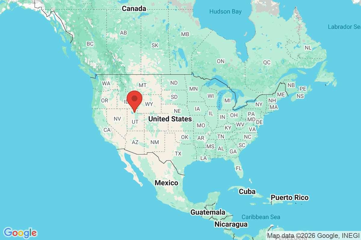 Map showing where Layton, Utah is located within the United States